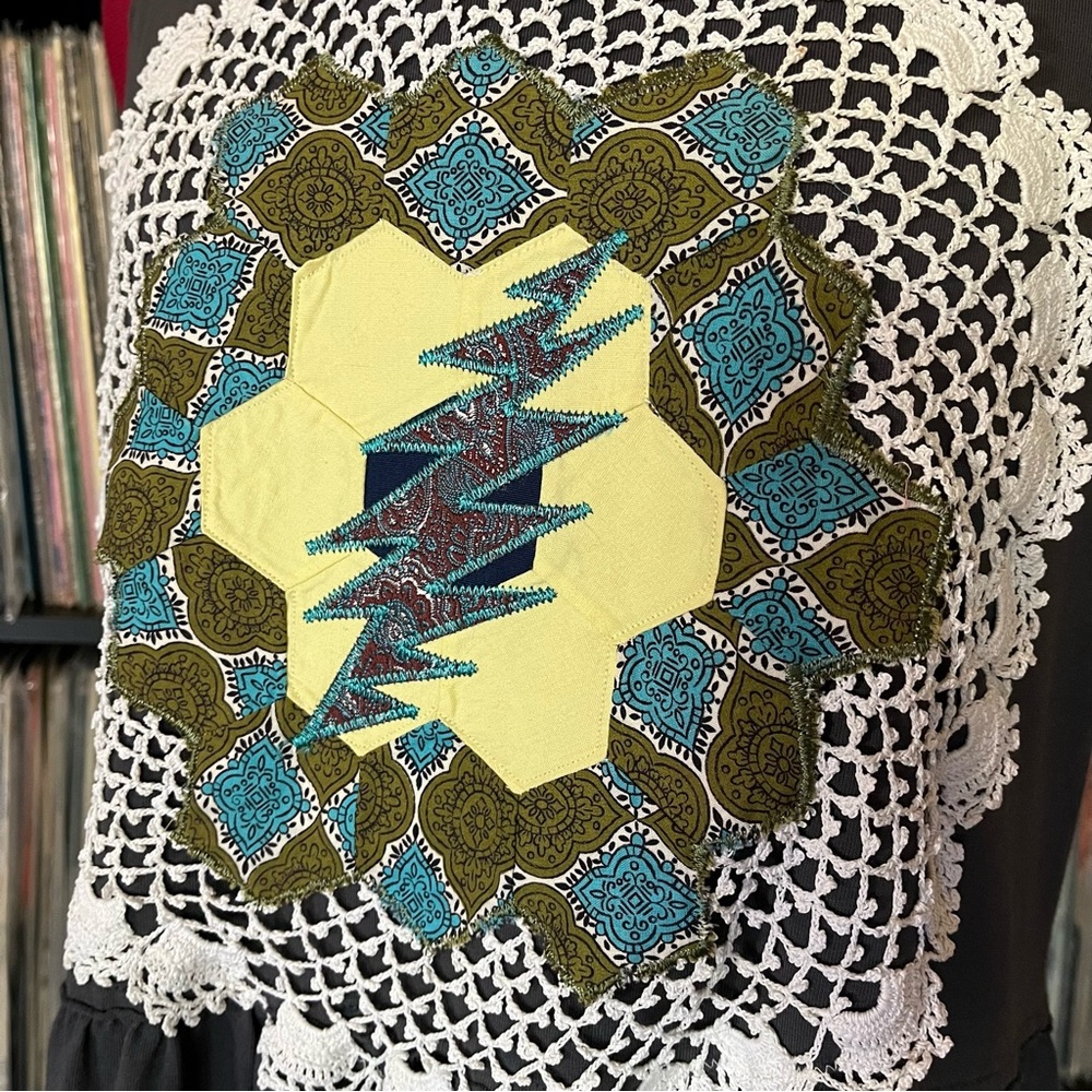 Grateful Mandala Quilt Block Patchwork Stealie Bo… - image 6